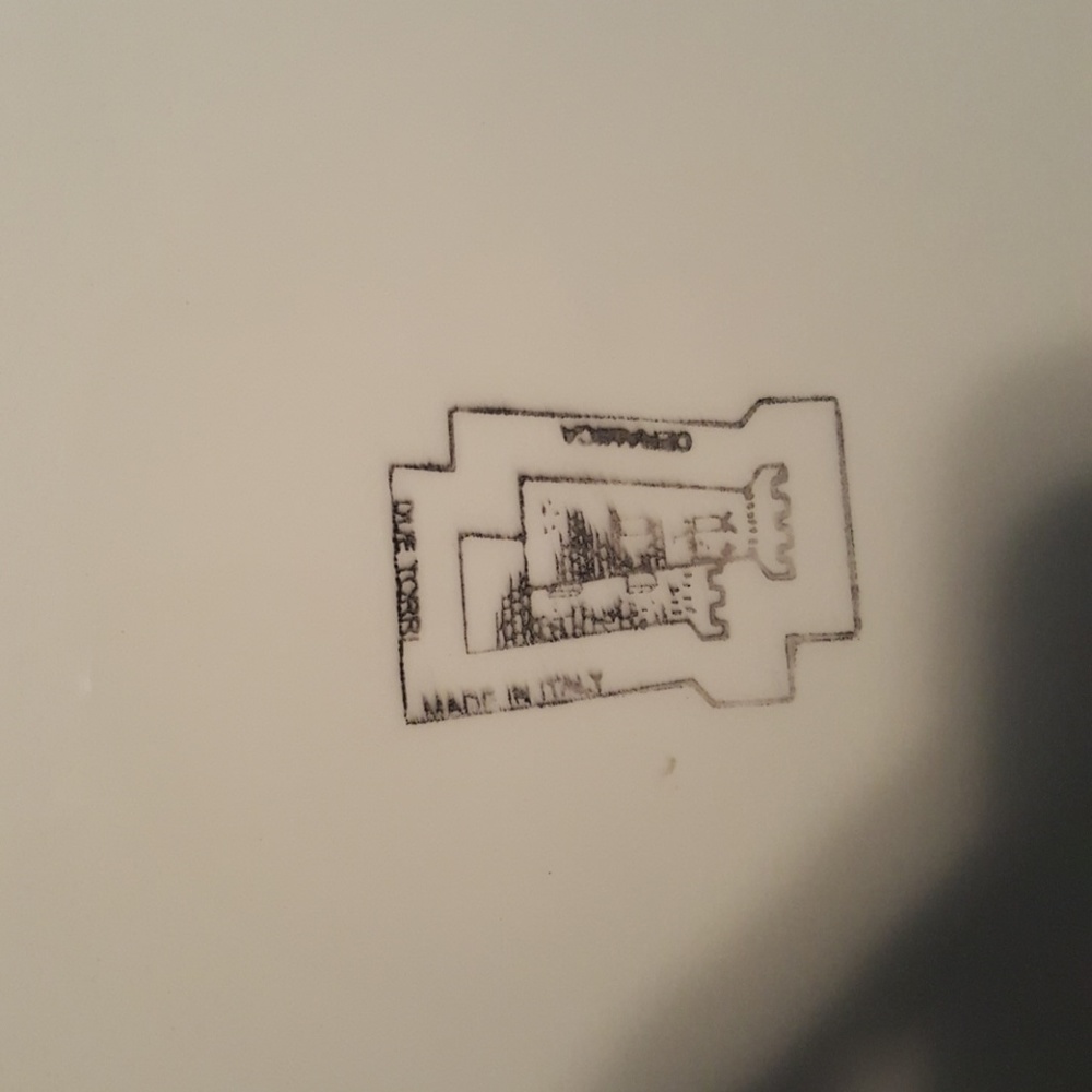 Due Torri platter, serving tray. - Picture 4 of 5